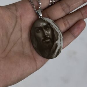 پلاک مذهبی استیل شمایل حسین کد 117