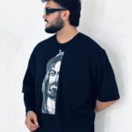 تیشرت یقه گرد چاپی طرح شمایل امام عباس